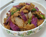 凉薯紫甘炒肉