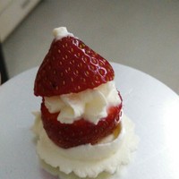 草莓圣诞老人、圣诞雪人的做法 步骤5